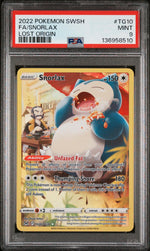 2022 Pokemon Sword and Shield Lost Origin Trainer Gallery Snorlax #TG10 PSA 9