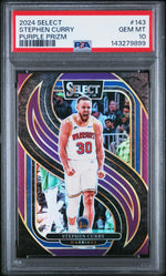 2024 Purple Prizms Stephen Curry #143 /99 PSA 10