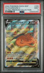 2022 Pokemon Sword and Shield Black Star Promo Ultra Premium Collection Charizard V #260 PSA 9