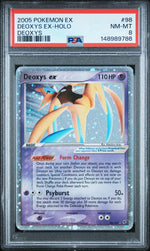 2005 Pokemon Ex Holo Deoxys Ex #98 PSA 8