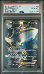 2016 Pokemon XY Steam Siege Steelix Ex #108 PSA 10