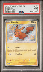 2024 Pokemon Scarlet and Violet Paldean Fates Shiny Rare Pikachu #131 PSA 9
