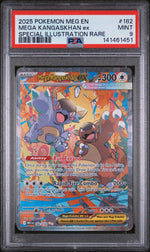 2025 Pokemon Mega Evolution Special Illustration Rare Mega Kangaskhan Ex #182 PSA 9