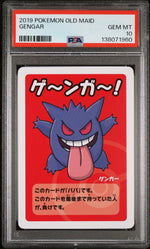 2019 Pokemon Old Maid Japanese Gengar PSA 10