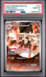 2025 Pokemon Mega Evolution Illustration Rare Garganacl #147 PSA 10