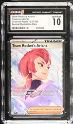 2025 Pokemon #237/182 Team Rocket's Ariana Destined Rivals CGC 10