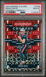 2024 Panini Rookies & Stars Longevity Drake Maye #C-DME PSA 10