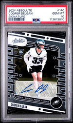 2024 Panini Absolute Signature Rookies Cooper Dejean #140 PSA 10