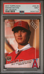 2017 Topps Now Off Season Shohei Ohtani #OS80 PSA 9