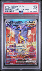 2024 Pokemon Scarlet and Violet Temporal Forces Special Illustration Rare Raging Bolt Ex #208 PSA 9
