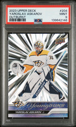 2023 Upper Deck Outburst Silver Yaroslav Askarov #204 PSA 9