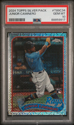 2024 Topps Silver Pack '89 Chrome Junior Caminero #T89C34 PSA 10