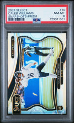2024 Panini Select Snapshots Silver Caleb Williams #14 PSA 8