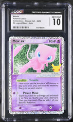 2021 Pokemon #88/92 Mew ex Legend Maker - Holo CGC 10
