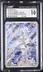2025 #167/159 Reshiram Journey Together CGC 10