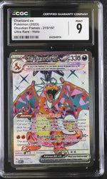 2023 Obsidian Flames #215/197 Charizard ex Ultra Rare - Holo 6143049174 CGC 9