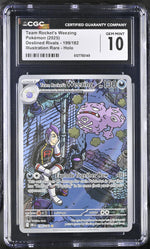 2025 Pokemon #199/182 Team Rocket's Weezing Destined Rivals CGC 10