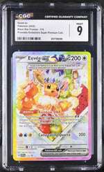 2025 Black Star Promos # Eevee ex Prismatic Evolutions Super-Premium Coll. CGC 9