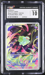2025 Pokemon #133/132 Bulbasaur Mega Evolution CGC 10