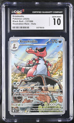 2025 Pokemon #137/086 Krookodile Illustration Rare - Holo CGC 10