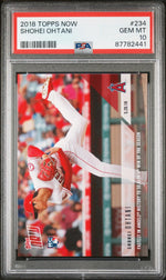 2018 Topps Now Shohei Ohtani #234 PSA 10