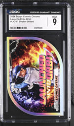 2024 Topps Chrome #LIO-17 Shohei Ohtani Launched Into Orbit CGC 9