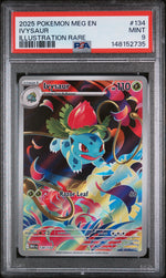 2025 Pokemon Mega Evolution Illustration Rare Ivysaur #134 PSA 9
