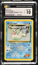 2000 Pokemon #91/132 Misty's Seel Gym Challenge - Unlimited CGC 10