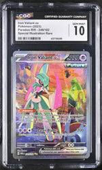 2023 Pokemon #249/182 Iron Valiant ex Paradox Rift CGC 10