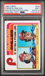 1982 Topps Pete Rose/Steve Carlton #636 PSA 7