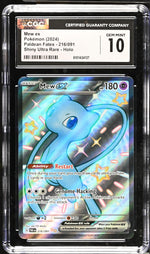 2024 #216/091 Mew ex Paldean Fates CGC 10