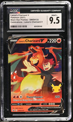 2021 Black Star Promos #SWSH133 Lance's Charizard V Celebrations CGC 9.5
