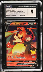 2021 Black Star Promos # Lance's Charizard V Celebrations - Lance's Charizard V CGC 9