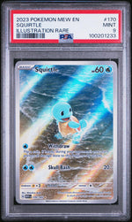 2023 Pokemon Mew Illustration Rare Squirtle #170 PSA 9