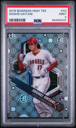 2018 Bowman High Tek Shohei Ohtani #RHTSO PSA 9