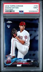2018 Topps Chrome Pitching Shohei Ohtani #150 PSA 9