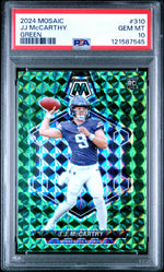 2024 Panini Mosaic Green JJ Mccarthy #310 PSA 10