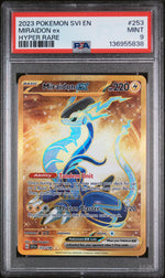 2023 Pokemon Scarlet and Violet Hyper Rare Miraidon Ex #253 PSA 9