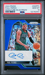 2024 Panini Prizm Blue Prizm Paul Pierce #SIG-PPC /49 PSA 10