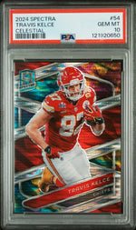 2024 Panini Spectra Celestial Travis Kelce #54 /99 PSA 10