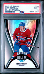 2025 Upper Deck Allure Black Rainbow Ivan Demidov #110 PSA 9