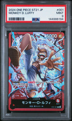 2024 One Piece Japanese Starter Deck St21-Ex Gear 5 Monkey D. Luffy #1 PSA 9