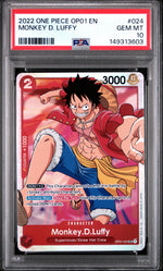 2022 One Piece Romance Dawn Monkey D. Luffy #OP01-024 PSA 10