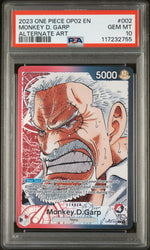 2023 One Piece Paramount War Alternate Art Monkey D. Garp #OP02002 PSA 10