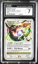 2009 Supreme Victors #146/147 Rayquaza C LV.X Holo CGC 7