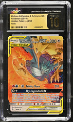 2019 Hidden Fates #44/68 Moltres & Zapdos & Articuno CGC 10