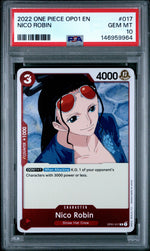 2022 One Piece Card Game Nico Robin #017 PSA 10