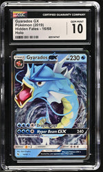 2019 Hidden Fates #16/68 Gyarados GX Holo CGC 10