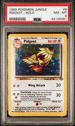 1999 Pokemon Jungle Holo Pidgeot #8 PSA 8