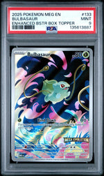 2025 Pokemon TCG Mega Evolution Bulbasaur #133 /132 PSA 9